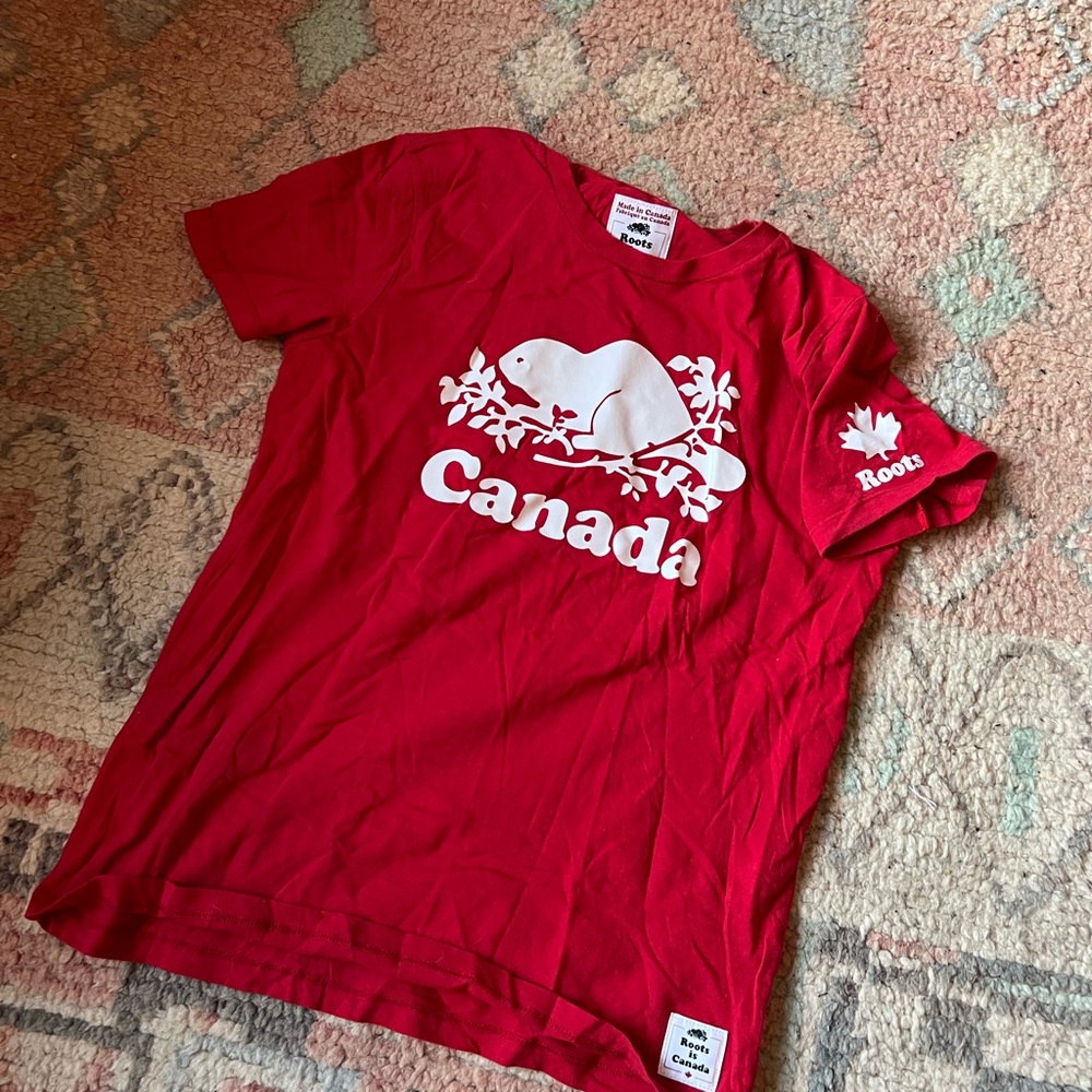 Roots Red Canada T-Shirt